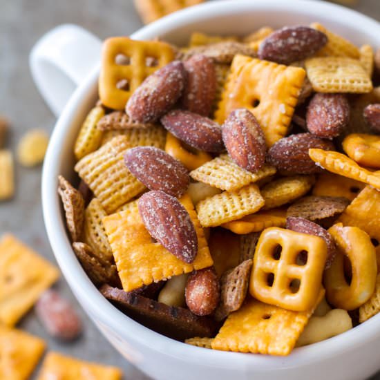 Barbecue Smokehouse Snack Mix - Recipe photo by a latte food