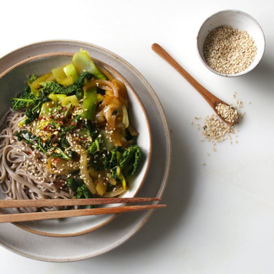 Winter Vegetable Stir-fry - Recipe photo by wrapped in newspaper
