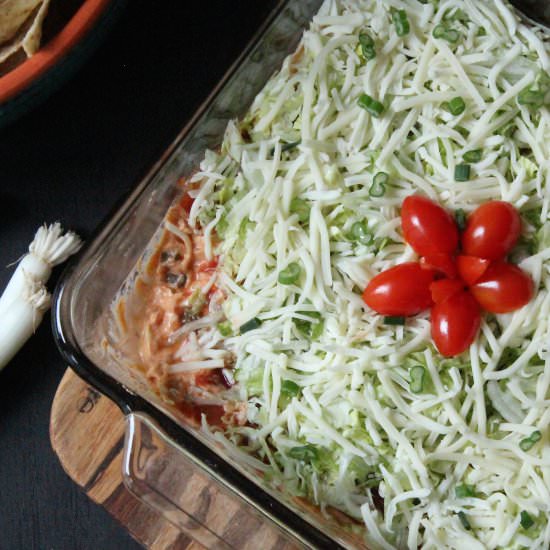 Skinny Taco Dip - Recipe photo by In Good Flavor