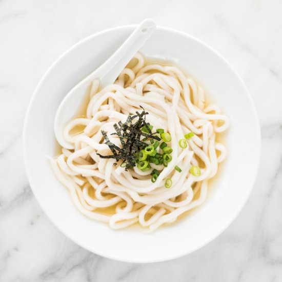 Udon Noodles in Consomme - Recipe photo by hapanom