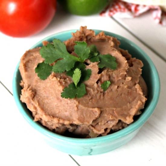Crock Pot Refried Beans - Recipe photo by BeyondtheCoop