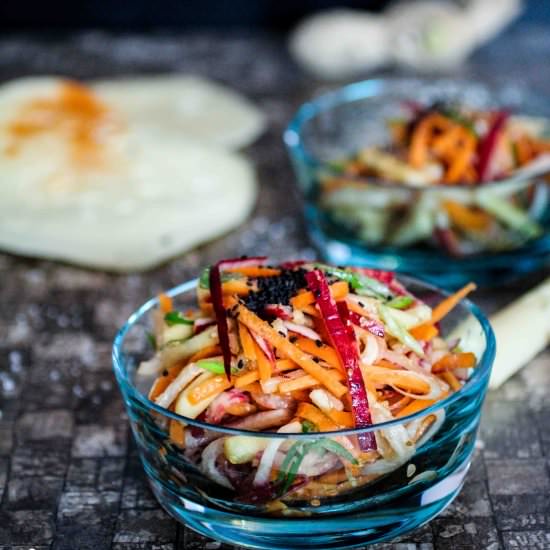 Asian Radish-Carrot-Salad - Recipe photo by AmorUndKartoffelsack