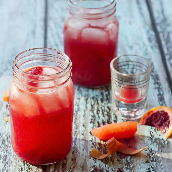 Blood Orange & Grapefruit Beer - Recipe photo by Cooks With Cocktails