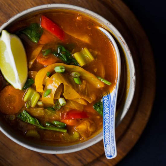Vegetable Thukpa (Nepalese Soup) - Recipe photo by onetoughcookie