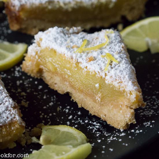 Lemon Bars - Recipe photo by Four to Cook For