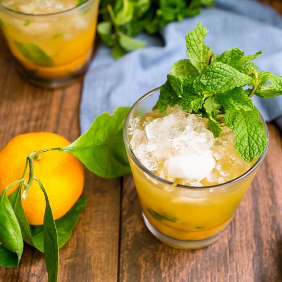 Honey Tangerine Smash - Recipe photo by FoodFanatical