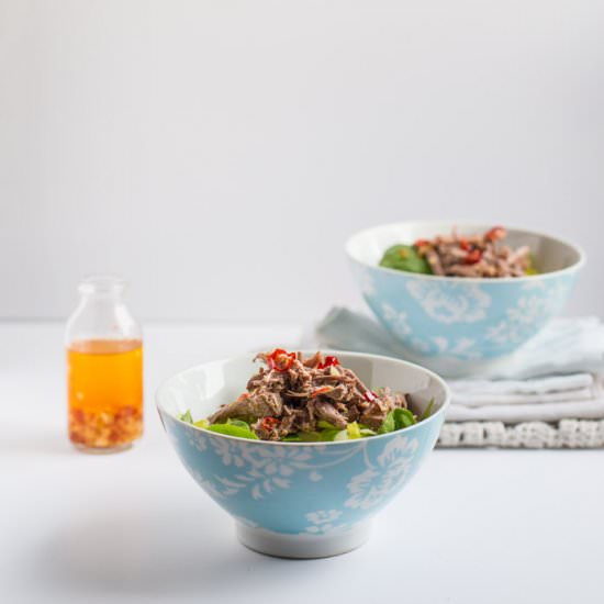 Piri Piri Beef Salad - Recipe photo by HedgeComber