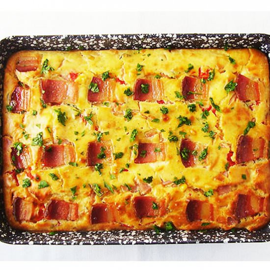 Amazing Ham and Bacon Bars - Recipe photo by 2pots2cook