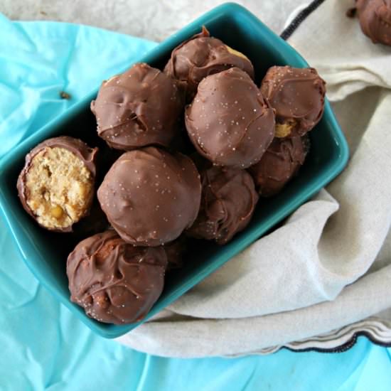 Chocolate-Covered Chickpeas - Recipe photo by the_secret_ingredient_is