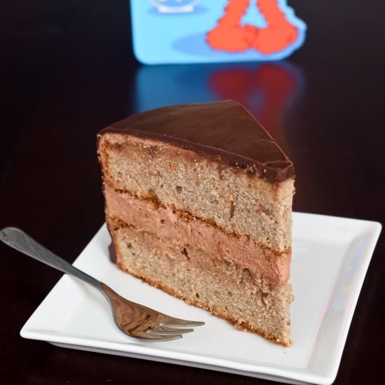 Hazelnut Birthday Cake - Recipe photo by magda-whatsfordinner
