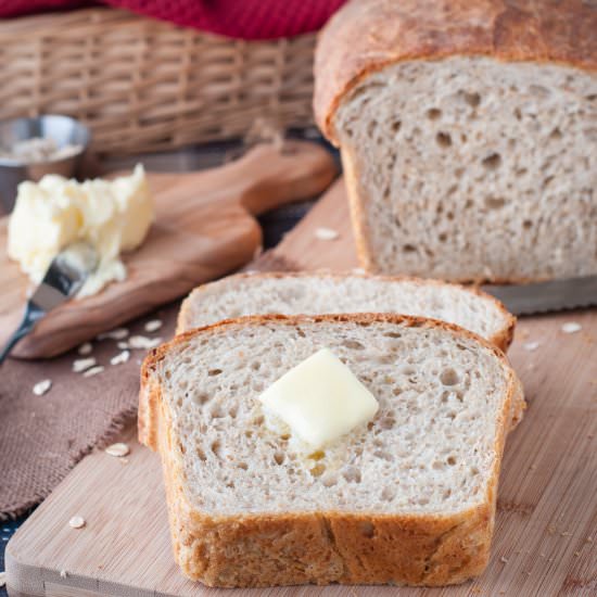 Chef Michael Smith's Country Bread - Recipe photo by photosandfood