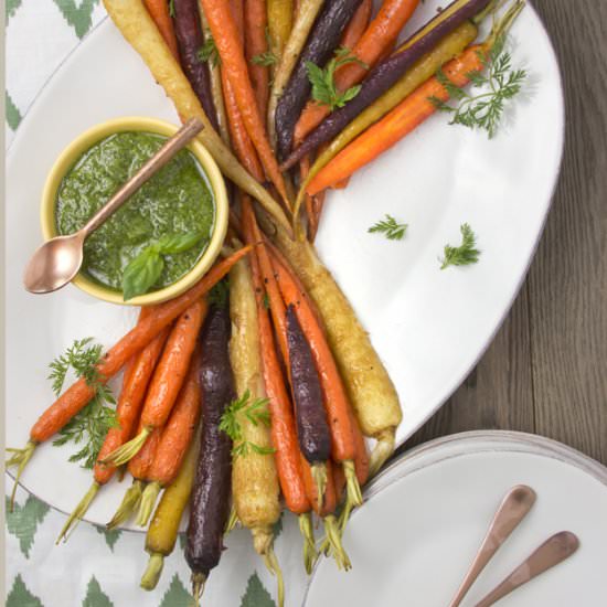 Nose to Tail Roasted Carrots - Recipe photo by saltandserenity