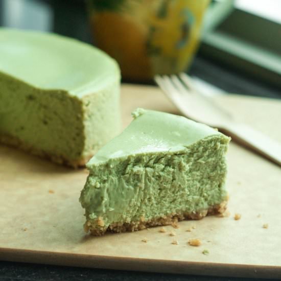 Green tea Cheesecake - Recipe photo by kitchenmess