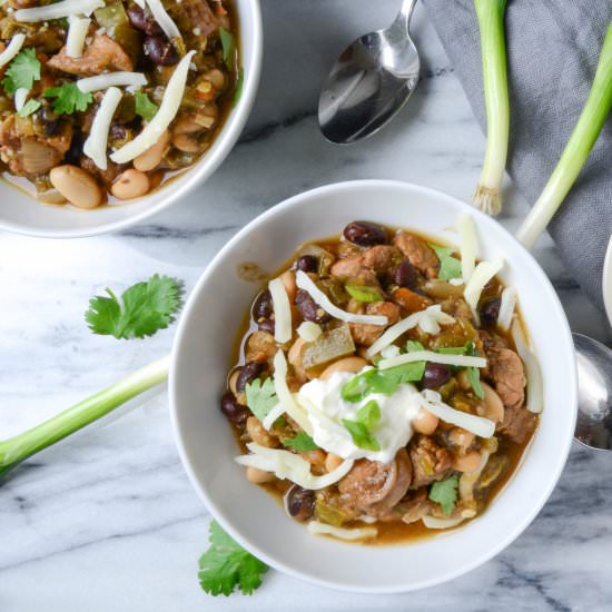Spicy Hatch Green Chili - Recipe photo by garlic and zest