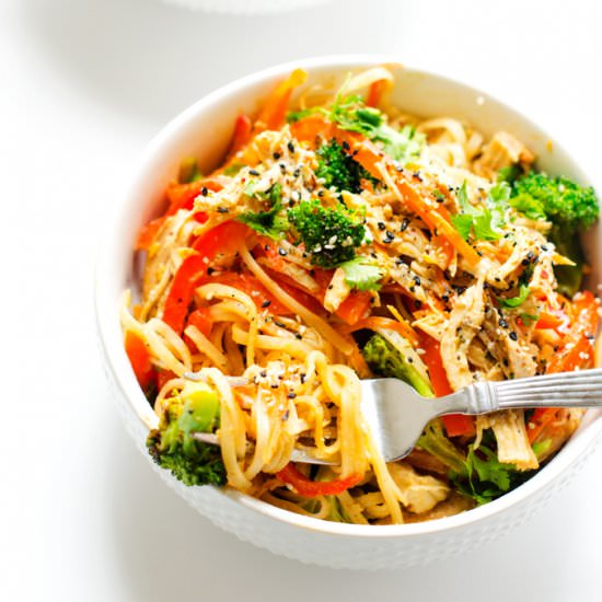 Spicy Chicken & Noodle Bowl - Recipe photo by wendypolisi