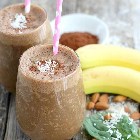Almond Joy Smoothie - Recipe photo by gooddinnermom
