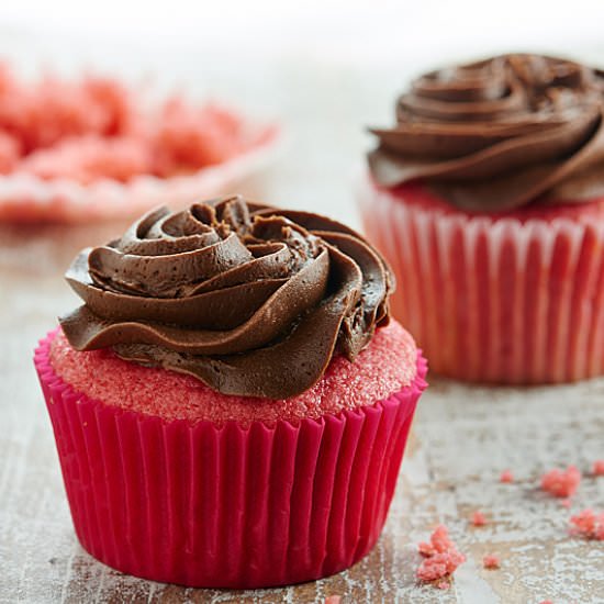 Chocolate Strawberry Cupcakes - Recipe photo by showmetheyummy