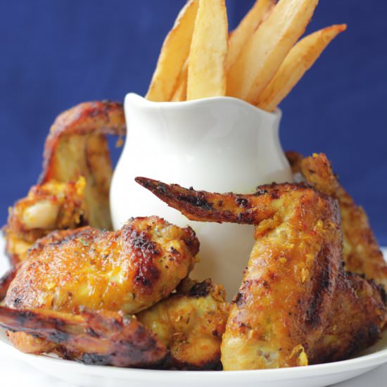 Turmeric and Lemon Grass Baked Wings - Recipe photo by tastesspicy