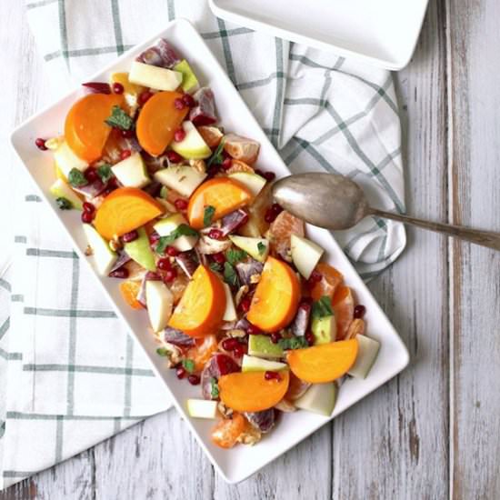 Winter Fruit and Citrus Salad - Recipe photo by SugarAndCloth