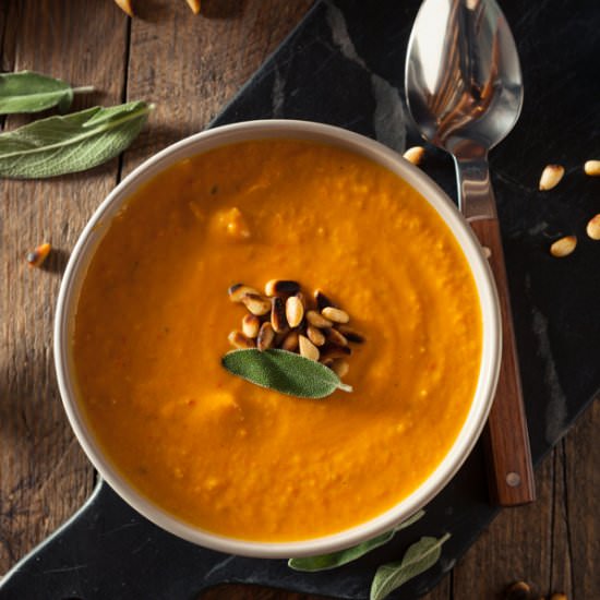 Roasted Butternut Squash Soup - Recipe photo by amazingpaleo