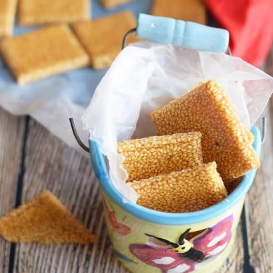 Til ki Chikki - Recipe photo by cooking with sapana