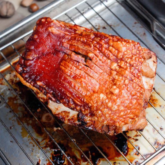 Roast Pork with Crackling - Recipe photo by mrspskitchen