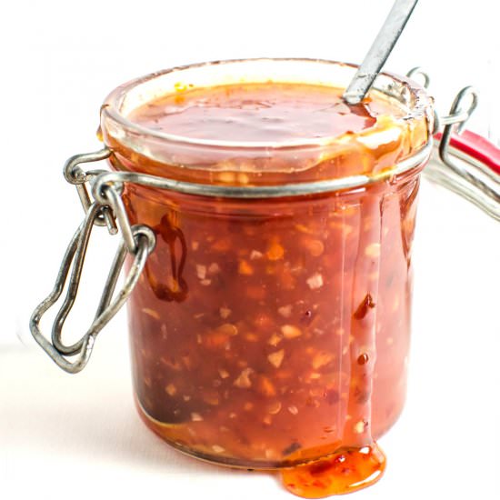 Spicy Sweet Chilli Sauce - Recipe photo by The Flavor Bender