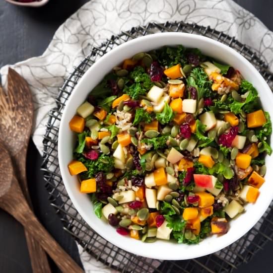 Fall Harvest Salad - Recipe photo by withsaltandwit