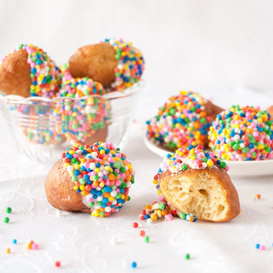 Glazed Donut Holes - Recipe photo by The Crafting Nook
