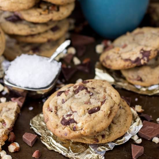Hazelnut Chocolate Chunk Cookies - Recipe photo by SugarSpunRun