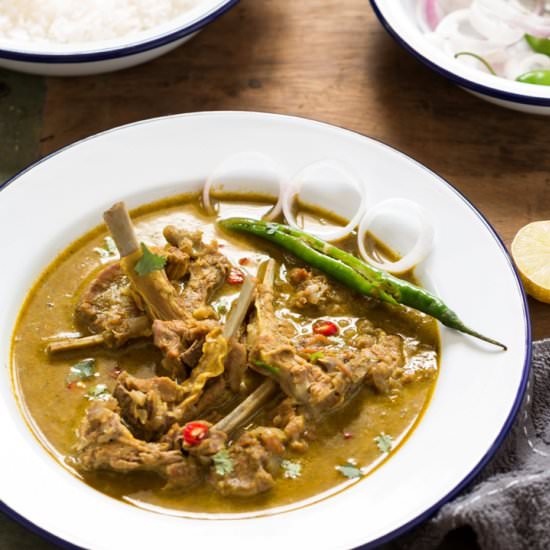 Mom’s Mutton Chops Curry - Recipe photo by currytrail