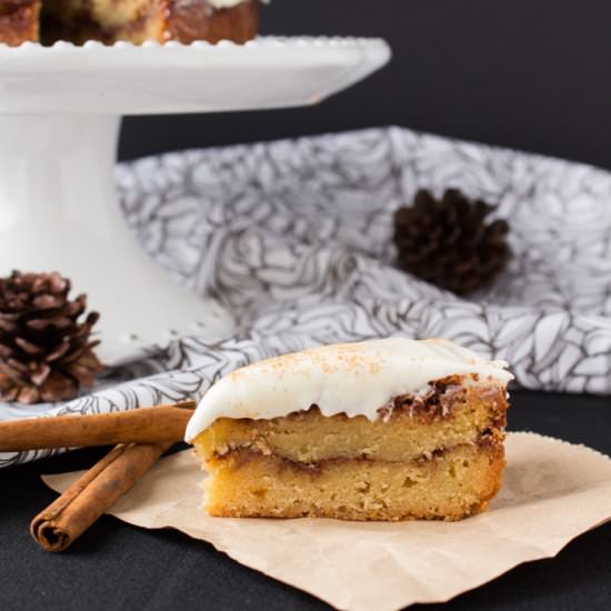 Cinnamon Roll Blondies - Recipe photo by cinnamonscribe