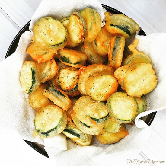 Salt and Pepper Zucchini Chips - Recipe photo by thetypicalmom