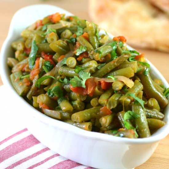 Stewed Green Beans - Recipe photo by landsandflavors