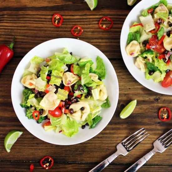 Skinny Veggie Tortellini Salad - Recipe photo by susanstable