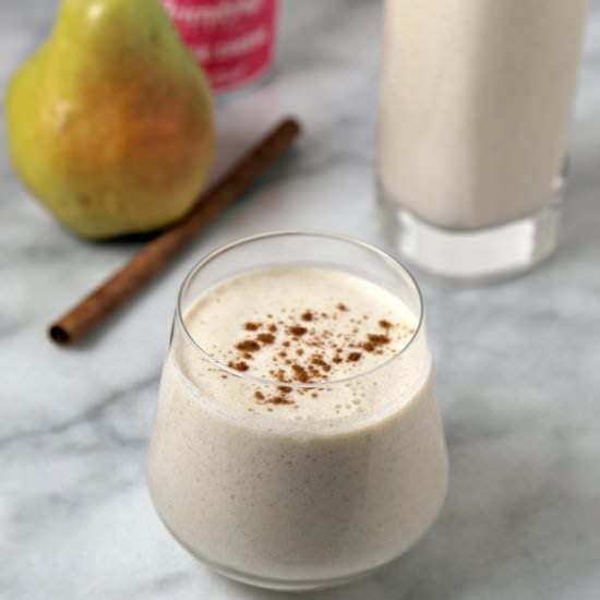 Cinna-Pear Smoothie - Recipe photo by CookingInStilettos