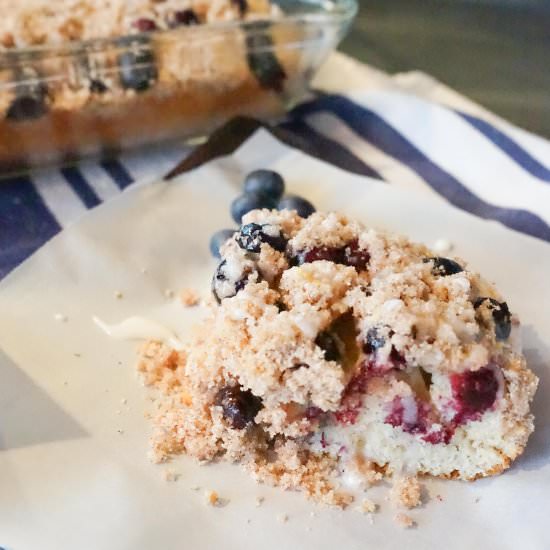 Blueberry Buckle - Recipe photo by bakinginblackandwhite