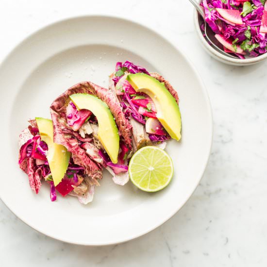 Braised Pork Tacos - Recipe photo by thegantzery