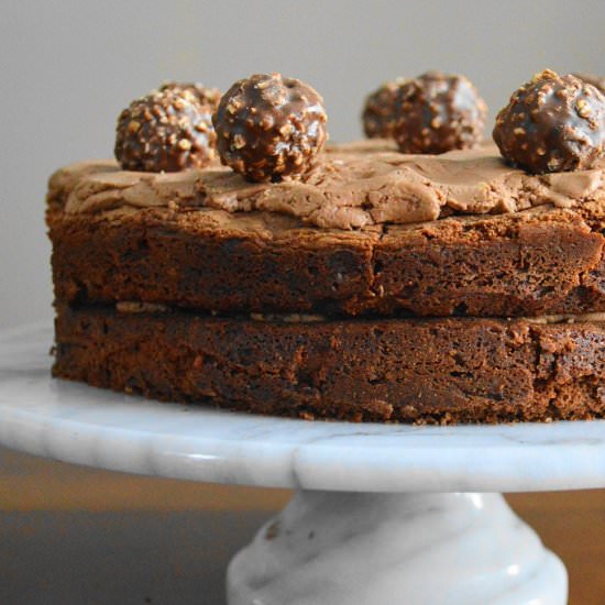 Chocolate Hazelnut Cake - Recipe photo by jeanieandluluskitchen