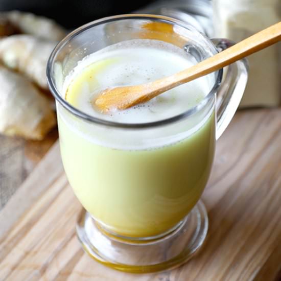 Honey Ginger and Turmeric Latte - Recipe photo by misspickledplum