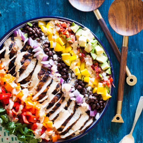 Southwest Cobb Salad - Recipe photo by My Natural Family
