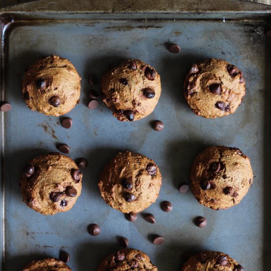 Chocolate Chip Coffee Muffins - Recipe photo by TheBlissfulBalance