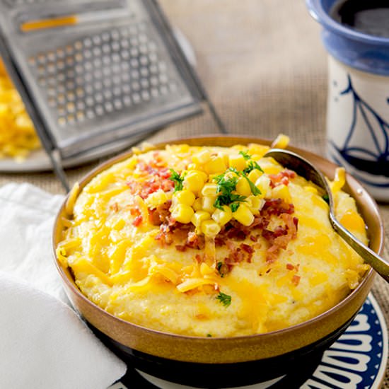 Outrageously Creamy Grits - Recipe photo by IdRatherBeaChef