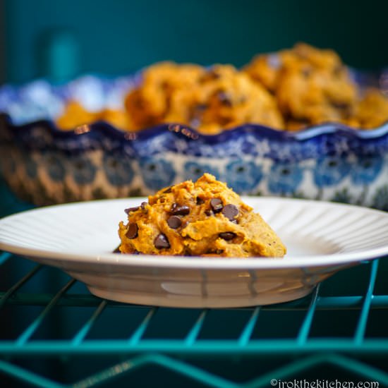 Pumpkin Chocolate Chip Cookies - Recipe photo by irokthekitchen