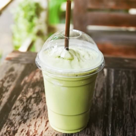 Chai Matcha Smoothie - Recipe photo by Culinary Therapy