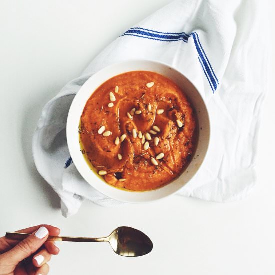 Roasted Carrot Soup - Recipe photo by simplyrealhealth