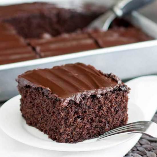 Chocolate Olive Oil Cake - Recipe photo by The Merchant Baker