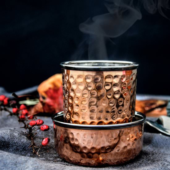 SPICED KESAR CHAI - Recipe photo by Anu@MyGingerGarlicKitchen