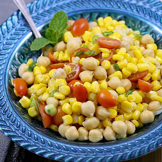 Chickpea Salad - Recipe photo by Delightful Mom Food
