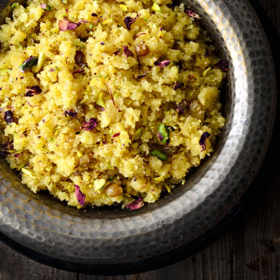 Sooji Ka Halwa - Recipe photo by cubesnjuliennes